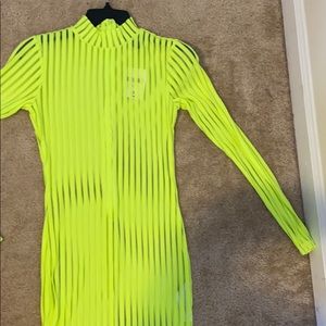 Neon Green Dress